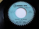 '63 Guitar Inst 45 THE LIVELY ONES Surf Rider/Surfer's Lament DEL-FI 4196 MINT