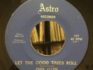 CHIP ALLEN 45 On ASTRO - Let The Good Times Roll / Crossroads RARE TX SOUL R&B