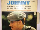 JOHNNY HALLYDAY EP Spain PS Johnny Lui Dit Adieu 1965 RARE Languette Espagne