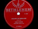 CHRIS CONNOR - LULLABY OF BIRDLAND / TRY A LITTLE TENDERNESS - BETHLEHEM 78RPM