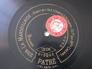 French Anthem La Marseillaise Pathe Engraved Vertical Cut