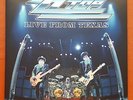 ZZ TOP - LIVE FROM TEXAS UK PRESS 2LP BLUE VINYLS 2011 LIMITED GATEFOLD COVER