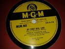 CONNIE FRANCIS : MY FIRST REAL LOVE  /  I CAN'T BELIEVE YOU'RE MINE.  78rpm 1956