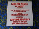 GINETTE NEVEU BRAHMS VIOLIN CONCERTO LP STIL 0305 S 48 RARE FRENCH STEREO