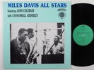 MILES DAVIS ALL STARS Feat. John Coltrane & Cannonball JAZZ BAND LP VG+ france