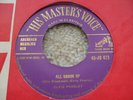 Elvis Presley - All Shook Up / That's When Your - HMV EXPORT 45-JO 473 Ex- Vinyl