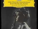ANJA THAUER FRANCAIX REGER Cello Suite LP DGG SLPM 138 990 TULIP ED1 1966