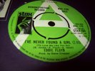 EDDIE FLOYD I've never found a girl  UK Stax g/w demo w/company sleeve