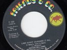 ESTHER WILLIAMS Last Night Changed It All / You Gotta Let Me (Friends & Co) EX