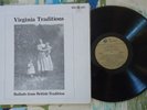 Virginia Traditions Ballads From British Tradition VA LP Doc Boggs VG+/M-
