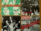 Punk Oi 4 x 7“ von 1980-1981 DISCHARGE, 4 SKINS, EXPLOITED, COCKNEY REJECTS