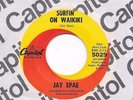 JAY EPAE * 45 * Surfin' On Waikiki / Patu, Patu * 1960's * VG++ ORIGINAL Vinyl