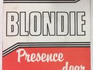 BLONDIE PRESENCE DEAR VERY RARE BELGIUM UNIQUE PICTURE SLEEVE 7” VINYL 45 EX/EX