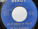 THE NEW WANDERERS - Let Me Render My Service 45rpm HEAR NORTHERN SOUL GRAIL