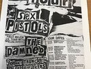 RARE FOLDED SEX PISTOLS 'ANARCHY IN THE UK 1976 TOUR' GIG POSTER
