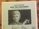 DAVID BOWIE  into the labyrinth vinyl