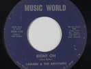 Funk Breaks 45 - Carleen & The Groovers - Right On - Music World - rare