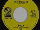 Crossover/Sweet Soul 45 - Foxy - Call Me Later - Double Shot - mp3