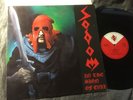 SODOM In The Sign Of Evil 1985 first ED on DEVIL`S GAME W. Germany w/ Inner - EX