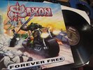 RARE LP VINYL RECORD-SAXON-FOREVER FREE-BIFF BYFORD-NWOBHM-WARHAMMER-1ST PRESS