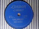 1958 Rockabilly 78 rpm EDDIE COCHRAN C’mon Everybody  LONDON 55166 Canada EX+