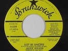 Northern Soul 45 - Jackie Wilson - Just Be Sincere - Brunswick - VG++ mp3