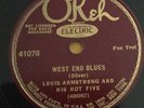 Louis Armstrong West End Blues/Fireworks OKEH 41078