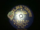 RARE DISQUE IDEAL BEKA RECORD,MR.ROUSSELIERE, SIGURD,  78 TOURS
