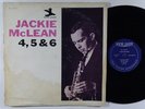 JACKIE MCLEAN 4, 5 & 6 LP on New Jazz mono