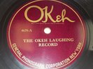 The Okeh Laughing Record / Cornet Solo,Gypsy Baron 1922 VG+ CLEAN 78 Okeh 4678