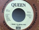 QUEEN - I Want To Break Free / Machines (Or Back To Humans)  - RARE BARBADOS 45