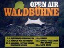 WALDBÜHNE OPEN AIR - 1983 - Konzertplakat - Oldfield - Bowie - Baez - Poster