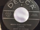 RARE ROCKABILLY 45 : JACKIE LEE COCHRAN   RUBY PEARL  DECCA 9-30206