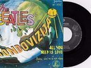 THE BEATLES ALL YOU NEED IS LOVE 1967 MONDOVIZIA RARE RECORD YUGOSLAVIA 7