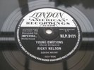 Ricky Nelson YOUNG EMOTIONS / RIGHT BY MY SIDE UK 78 LONDON HL9 9121 - LISTEN