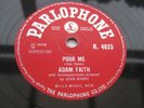 Adam Faith POOR ME / THE REASON UK 78 Parlophone R 4623 - LISTEN