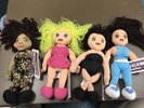 SPICE GIRLS - OFFICIAL BEANBAG DOLLS - New with Tags * BABY POSH SCARY SPORTY