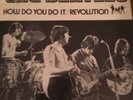 BEATLES: Revolution / How Do You Do It FAN CLUB Colored Wax 45 w/ PS