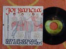 RAVI SHANKAR Joi Bangla 45 rpm w/ PICTURE SLEEVE Apple 1971 Aliakbar Khan