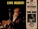 OCHS, PHIL - LIVE AGAIN  RECORDED SATURDAY MAY 26, 1973 AT THE STABLES NEW VINYL