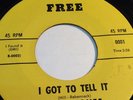 JONI JONES   Got To Tell It/I Wasn't Ready. Northern soul 45 on FREE. MP3