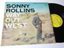 Sonny Rollins LP Way Out West Contemporary UK Mono orig LAC LP EX dg