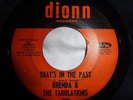 BRENDA & THE TABULATIONS That's in the Past & I Can't Get Over You dionn SOUL 45