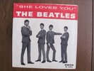 The Beatles - She Loves You (Record and Sleeve; Swan S-4152; Black)