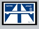 KRAFTWERK POSTER. AUTOBAHN VERTIGO LABEL PROMO POSTER . LARGE A2  PRINT