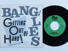 Power Pop 45 BANGLES Getting Out of Hand  DOWN KIDDIE VG++ picture sleeve HEAR