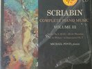 SCRIABIN-COMPLETE PIANO MUSIC-VOL 3-VOX BOX SVBX 5463-ORIGINAL 3-LP BOX SET-RARE