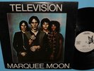 TELEVISION   MARQUEE MOON LP   NEAR MINT ORIGINAL PRESS WHITE LABEL PROMO
