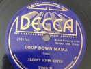 PRE WAR BLUES SLEEPY JOHN ESTES De 7489 Drop Down Mama/Married Woman Blues E-