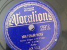 PRE WAR BLUES JACK KELLY (& Dan Sane) Vocalion 05312 Man Fooler/World Wander V+